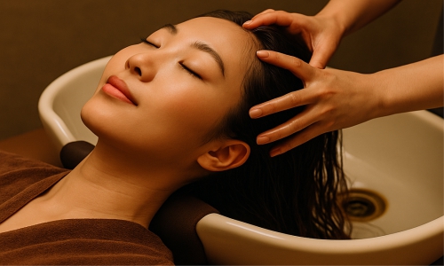 Head spa service