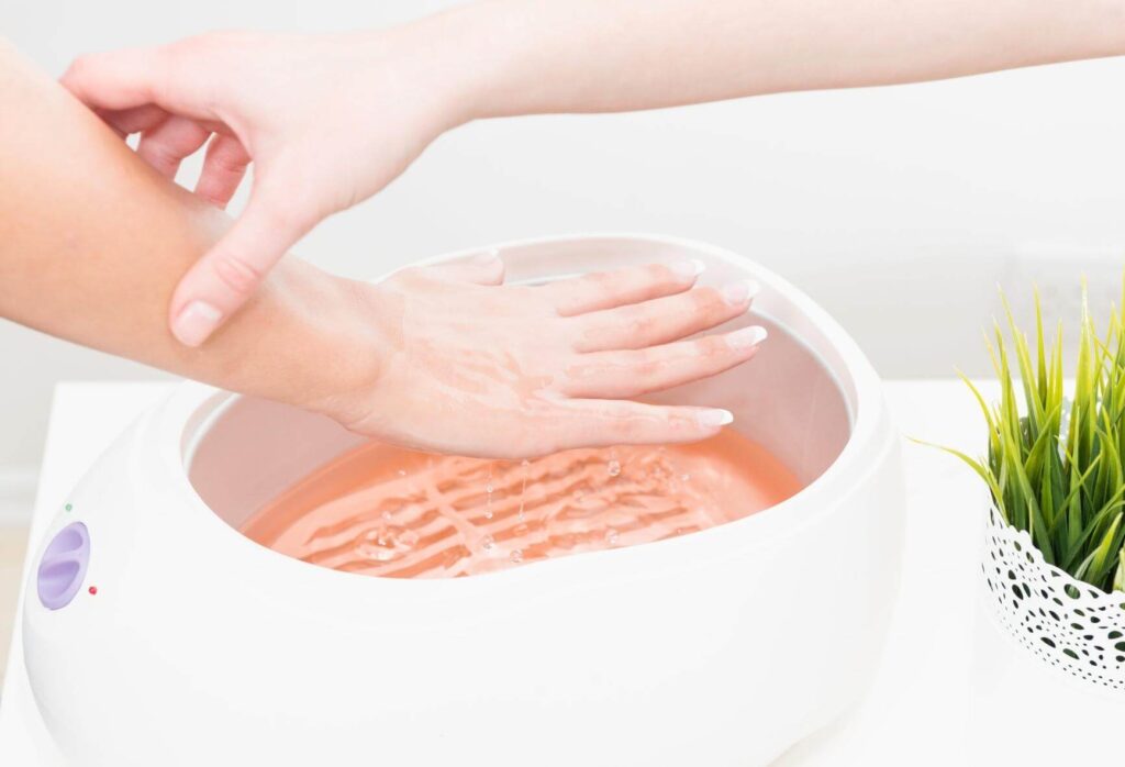 Hands waxing